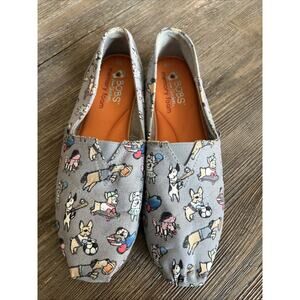 Bobs From Skechers women's size 10 dogs sports Loafer Memory Foam Slip On